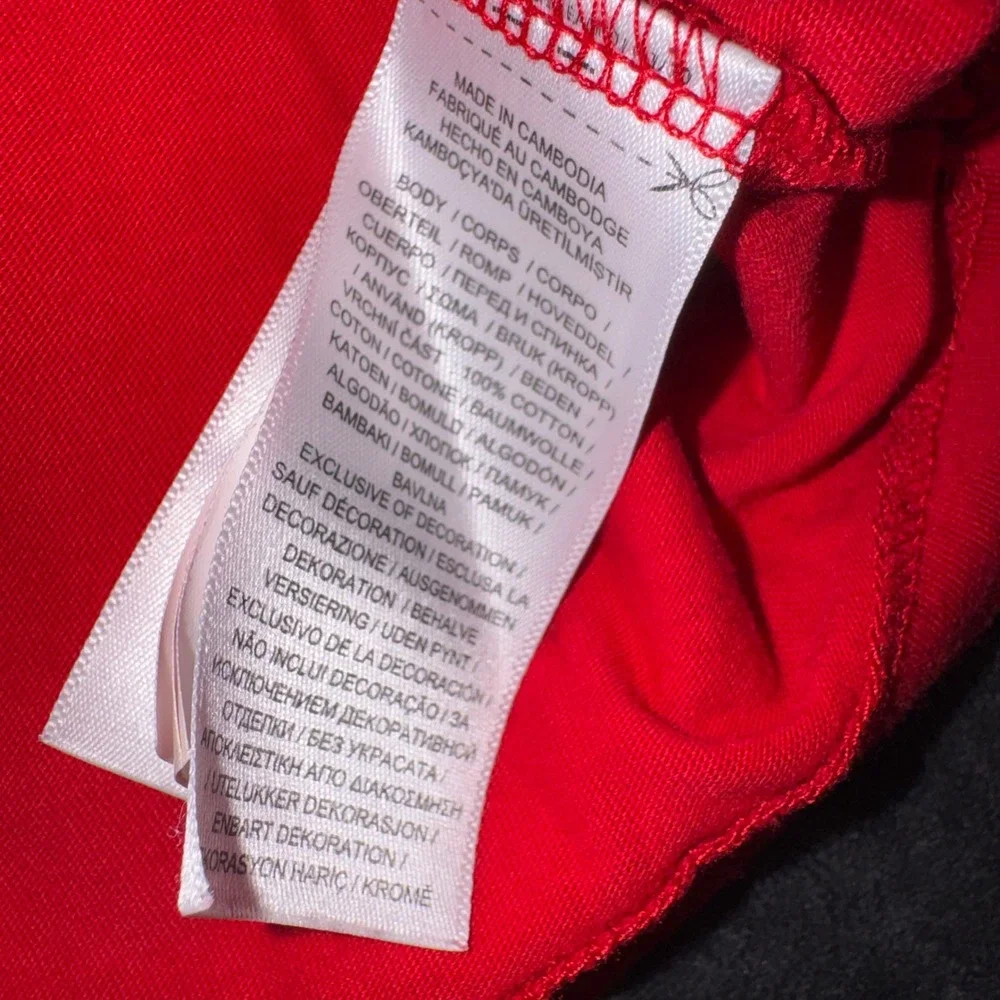 Polo Ralph Lauren Mens Red Short Sleeve Pony Logo T-Shirt XXL 100% Cotton